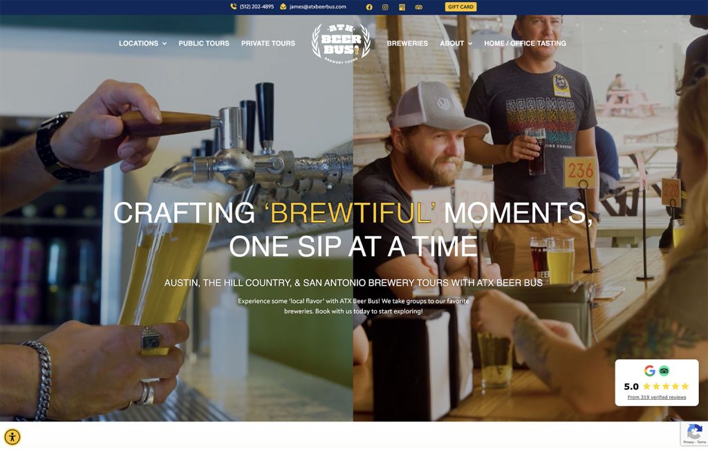 AAMP Agency - ATX Beer Bus Portfolio