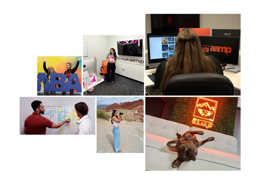 AAMP Agency - Careers page collage