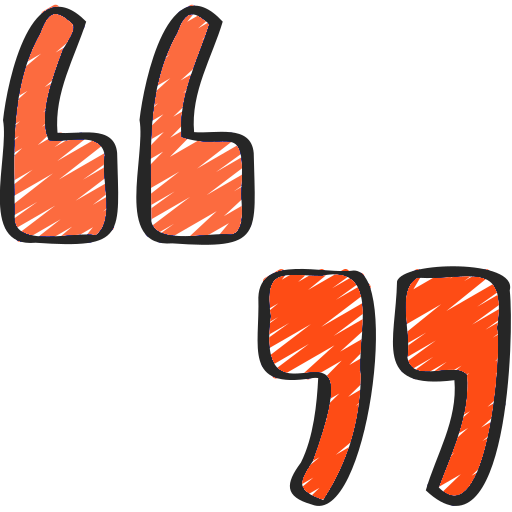 AAMP Agency - quotation marks orange