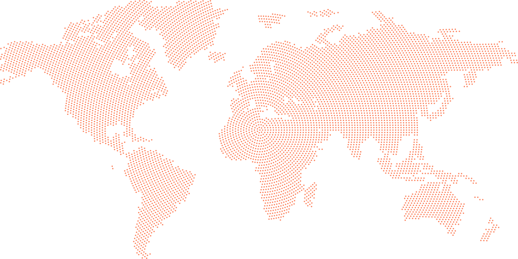 AAMP Agency - world map 2 orange