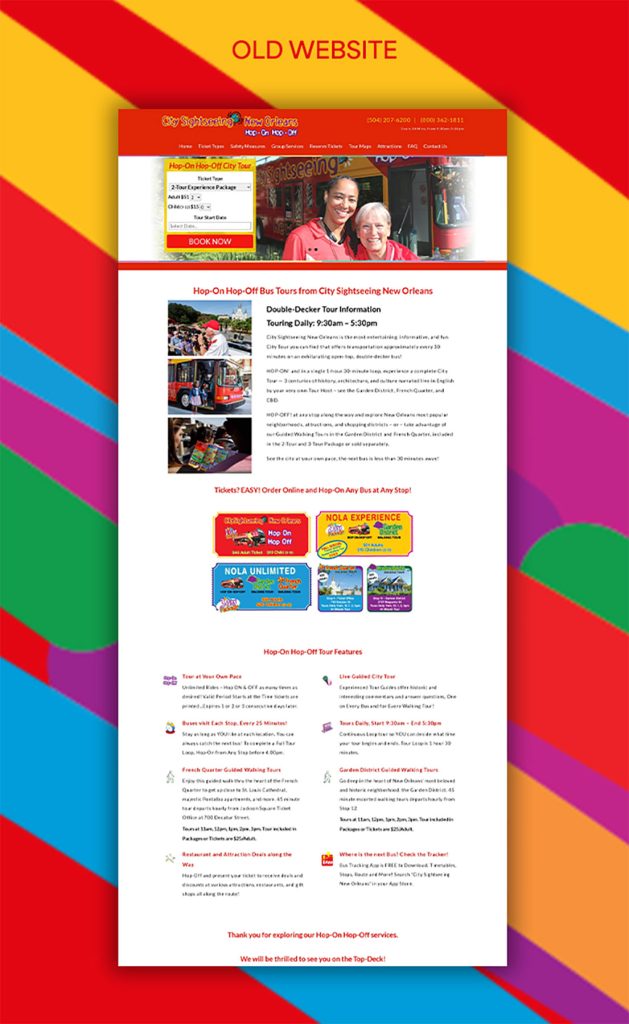 AAMP Agency - Case Study City Sightseeing Website Mobil 1