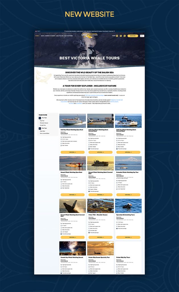 AAMP Agency - Thunderstruck Adventures 14 AAMP Agency - Case Study Eagle Wing Website Mobil 4