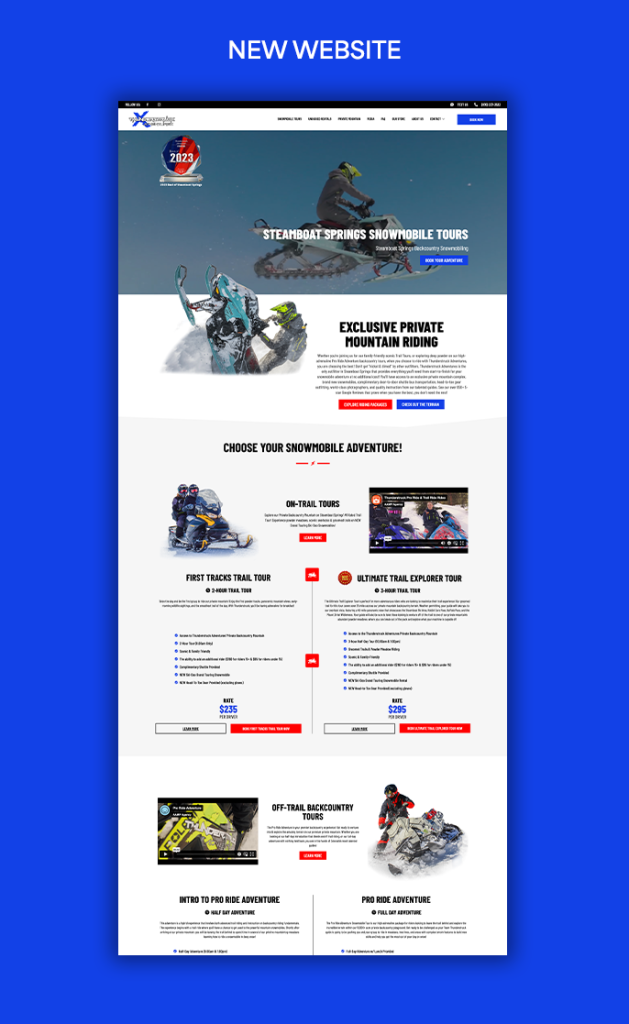 AAMP Agency - Thunderstruck Adventures 10 AAMP Agency - Case Study Thunderstruck Website Mobil 2