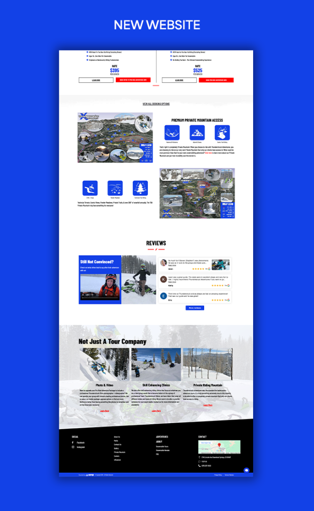 AAMP Agency - Thunderstruck Adventures 11 AAMP Agency - Case Study Thunderstruck Website Mobil 3
